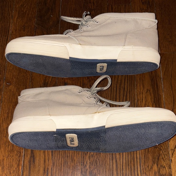 Polo by Ralph Lauren Beige Chukka Boots Size 11.5 - Picture 3 of 10
